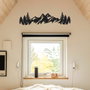 Wallity Mountains Metal Wall Art - APT630 Negro